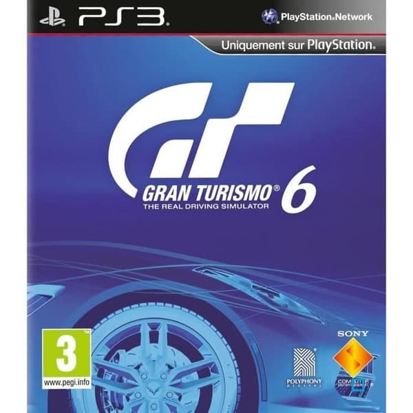 Gran Turismo 6 PS3-spel- REFURBISHED