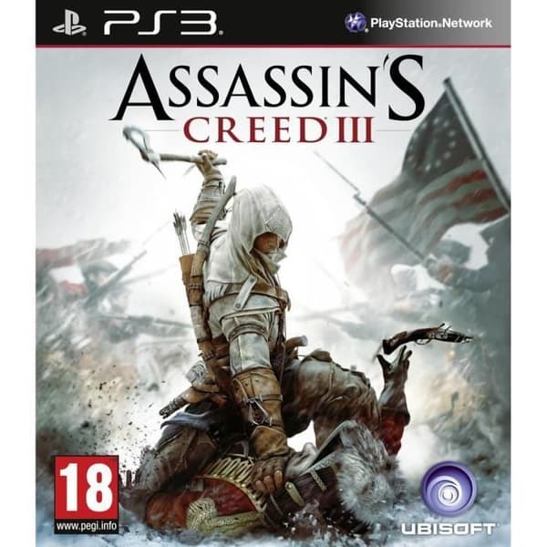 ASSASSINS CREED III [IMPORT TYSK] [PS3 SPEL]- REFURBISHED