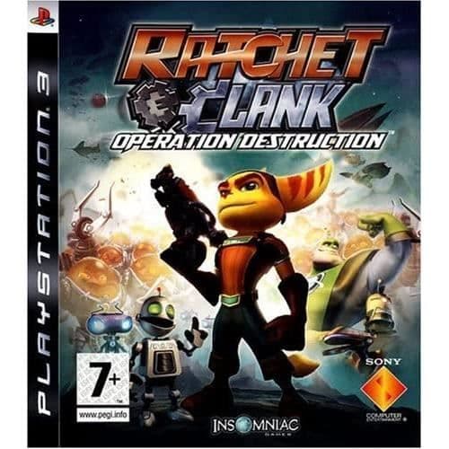 RATCHET & CLANK: Operation Destruction / PS3-spel- REFURBISHED