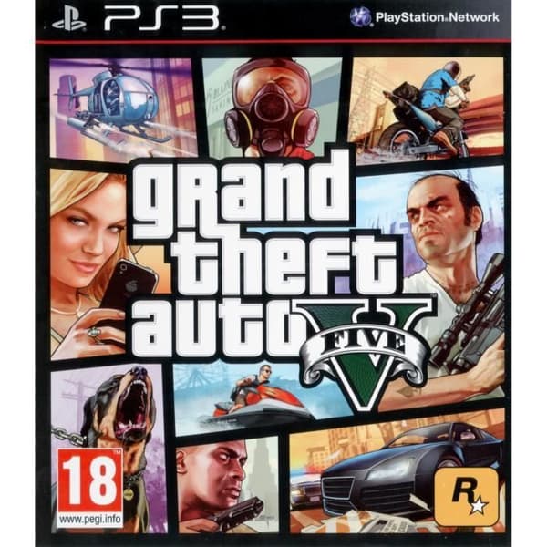 TV-spel - GTA - Gran Theft Auto V - PS3 - Standard Edition - Action - I mycket gott skick- USED