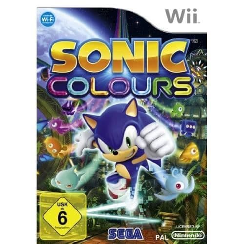 SONIC COLOURS [TYSK IMPORT] [WII-SPEL]- REFURBISHED
