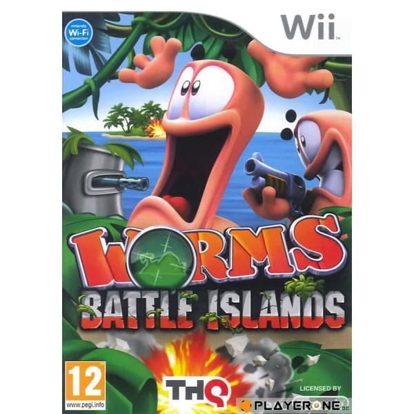 Worms Battle Islands: Nintendo Wii, ML- REFURBISHED
