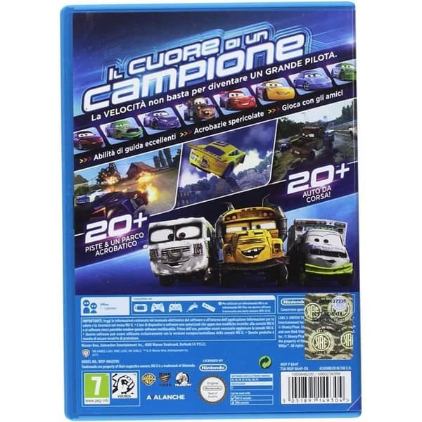 Giochi för Console Warner Sw Wiiu 646200 Cars 3- REFURBISHED