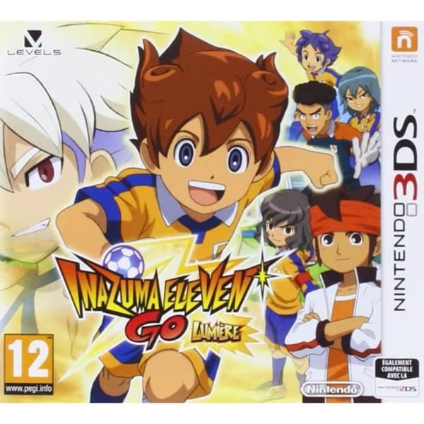 TV-spel - Inazuma Eleven - GO Lumière - 3DS - Patron - Fransk version - Mycket bra skick- USED