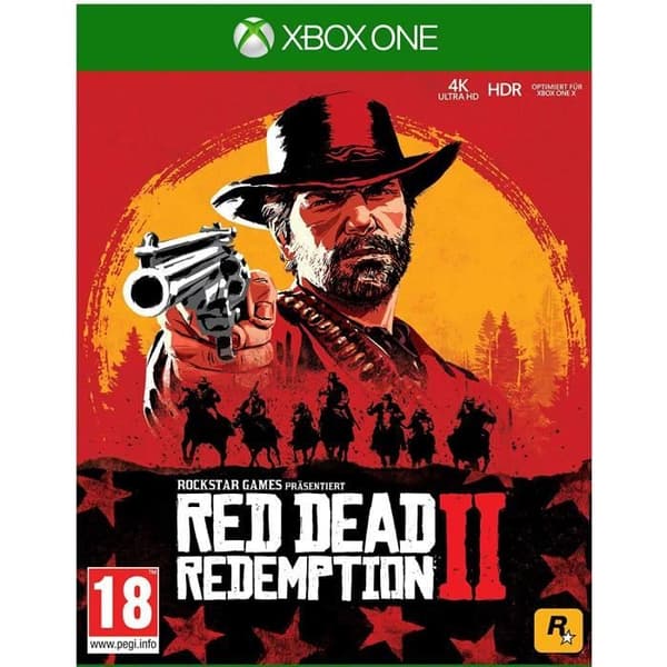 Red Dead Redemption 2 Xbox One-spel + 1 nyckelring- REFURBISHED