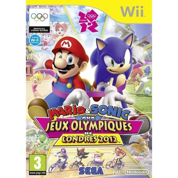 Mario &amp; Sonic vid de olympiska spelen i London spel för Nintendo Wii Wii u- REFURBISHED