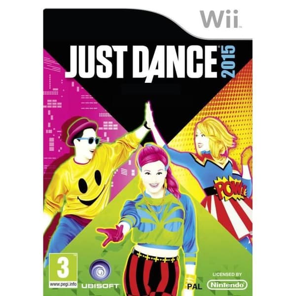 Just Dance - Ubisoft - Just Dance 2015 - Musikgenre - Wii-plattform - Menyspråk tyska- REFURBISHED