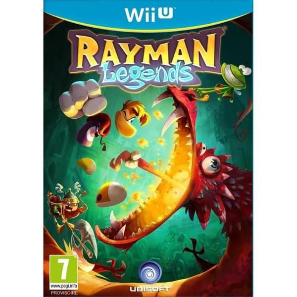 Videospel - Ubisoft - Rayman Legends - Tysk Import - Wii U - Action 1-4 spelare- USED