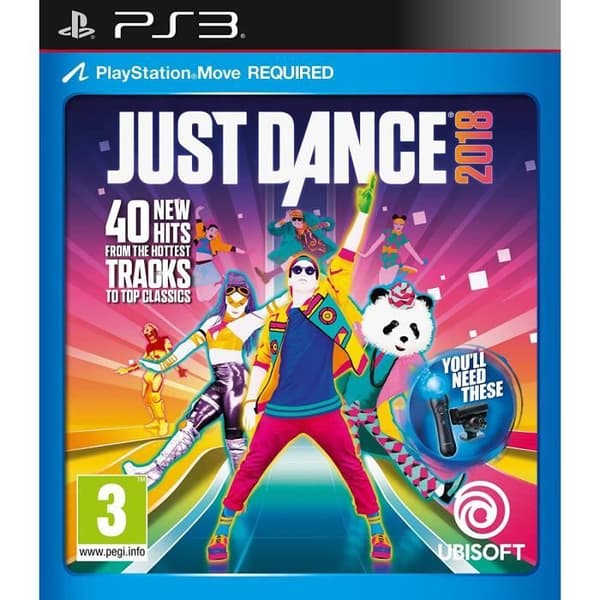 Just Dance 2018 - UBI SOFT - PS3 - Musikal - Onlineläge - Boxed- USED