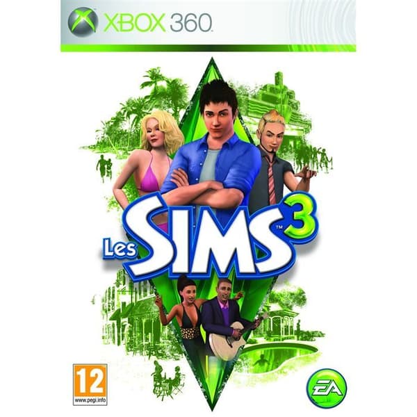 The Sims 3 XBOX 360-spel- REFURBISHED