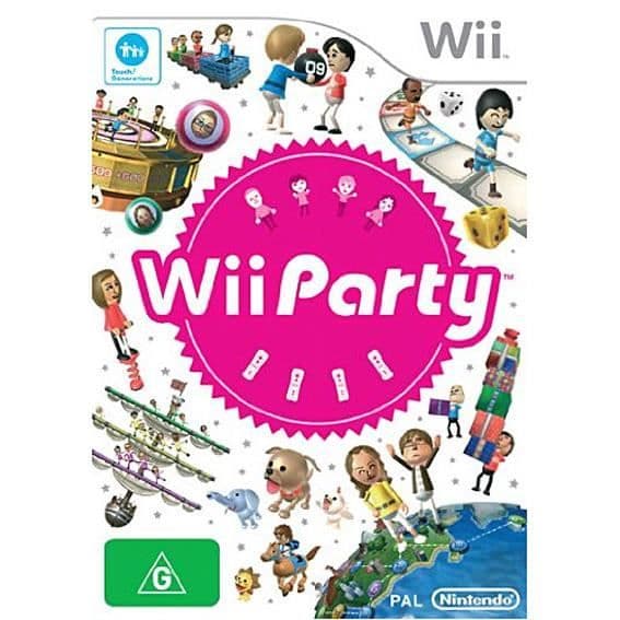 Wii Party + GRATIS klistermärken- REFURBISHED
