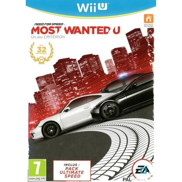 Need For Speed Most Wanted Wii U-spel- REFURBISHED