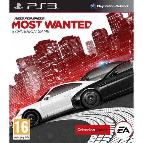 NEED FOR SPEED MEST WANTED / PS3-konsolspel- USED
