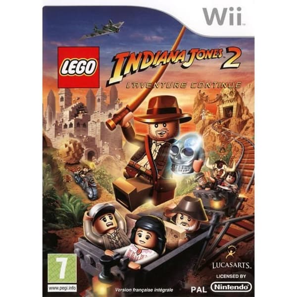 Lego Indiana Jones 2: The Adventure Continues WII Game- REFURBISHED