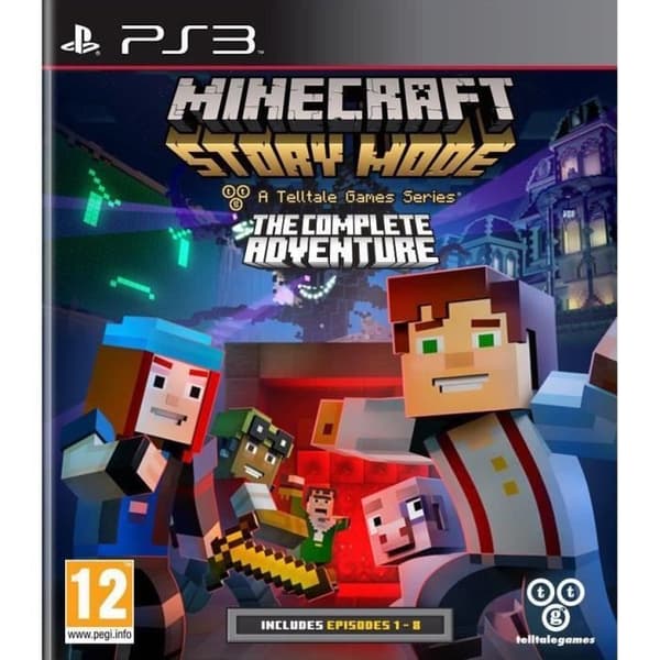 Minecraft Story Mode Complete Edition PS3-spel- REFURBISHED