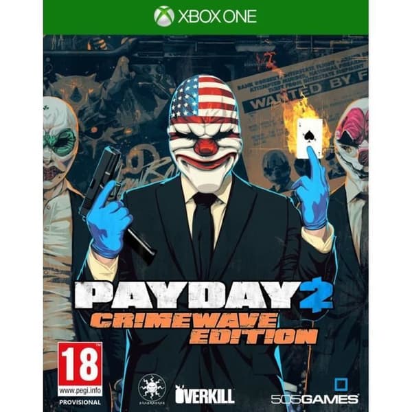 Payday 2 Crimewave Edition XBOX One Game- REFURBISHED