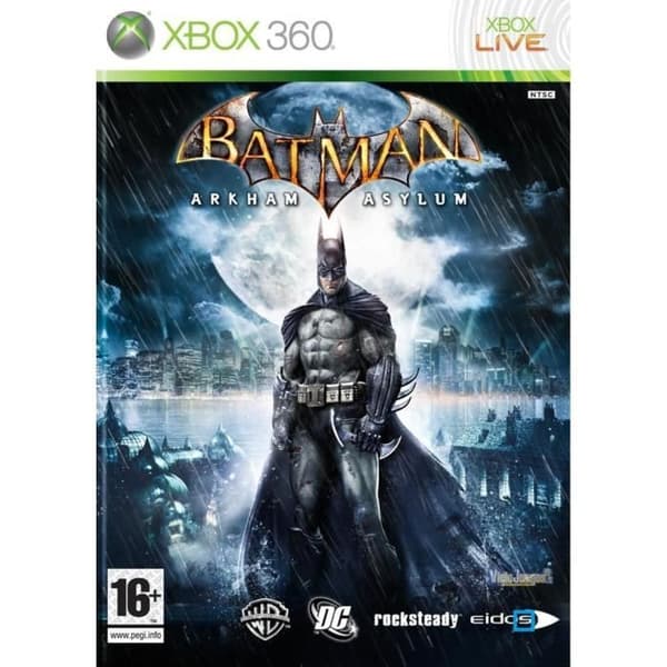 BATMAN ARKHAM ASYLUM CLASSICS / XBOX 360-spel- REFURBISHED