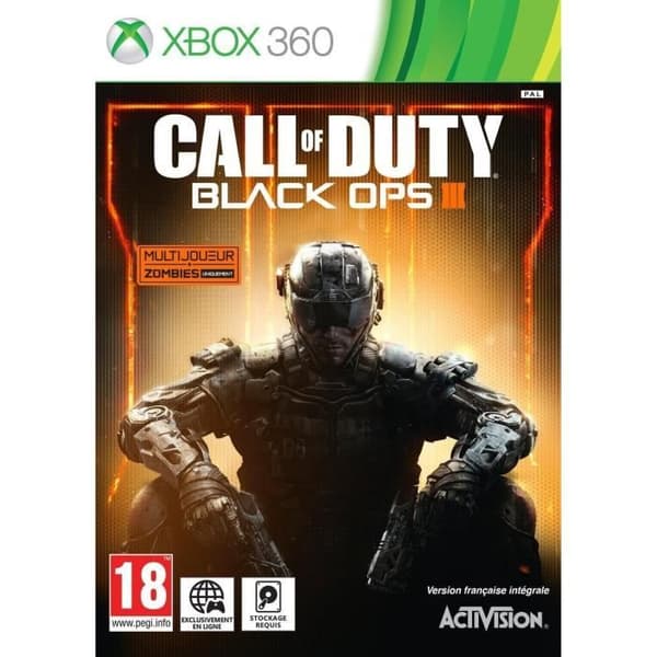 Call of Duty Black Ops III Xbox 360-spel- REFURBISHED