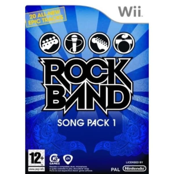 Rock Band Song Pack - Electronic Arts - Wii - Storbritannien Import - Äventyr - Standard - Wii U Disc- REFURBISHED