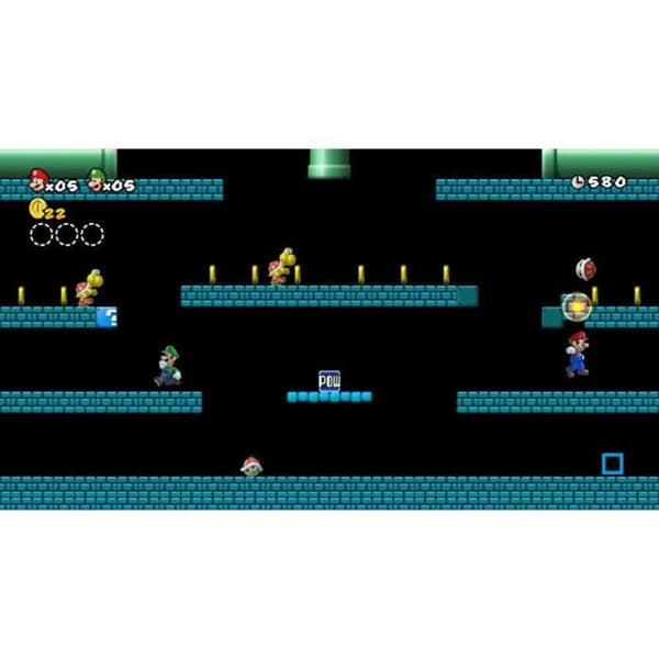 TV-spel - NINTENDO - Nya Super Mario Bros. Väljer - Plattform - DVD - 4 spelare- USED