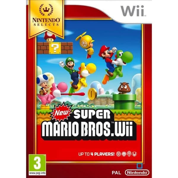 TV-spel - NINTENDO - Nya Super Mario Bros. Väljer - Plattform - DVD - 4 spelare- USED