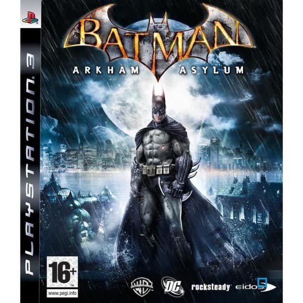 BATMAN ARKHAM ASYLUM PLATINUM / PS3 konsolspel- REFURBISHED