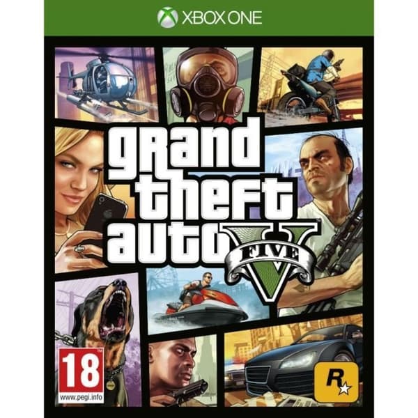 Xbox ONE Grand Theft Auto V-spel - Rockstar Games - Standard Edition - Förstapersonsaction- REFURBISHED