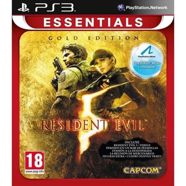 RE5 eller Move - PS3 Essentials - 114408- REFURBISHED