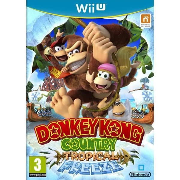 TV-spel - Nintendo - Donkey Kong Country Tropical Freeze - Wii U - 1-2 spelare - PEGI 3+- USED