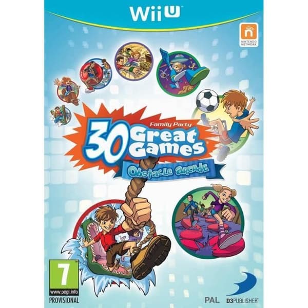 TV-spel - Namco Bandai - Familjefest: 30 fantastiska spel - Äventyr - Wii U - Skiva- USED