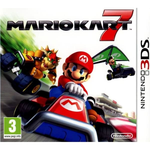 TV-spel - Mario - Mario Kart 7 - 3DS - Standard Edition - Racing - Fransk version- REFURBISHED
