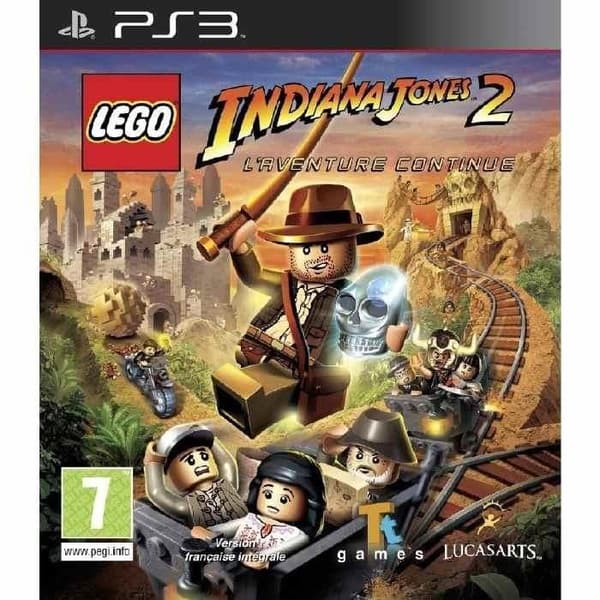 Lego Indiana Jones 2 Äventyret fortsätter PS3-SPEL- REFURBISHED