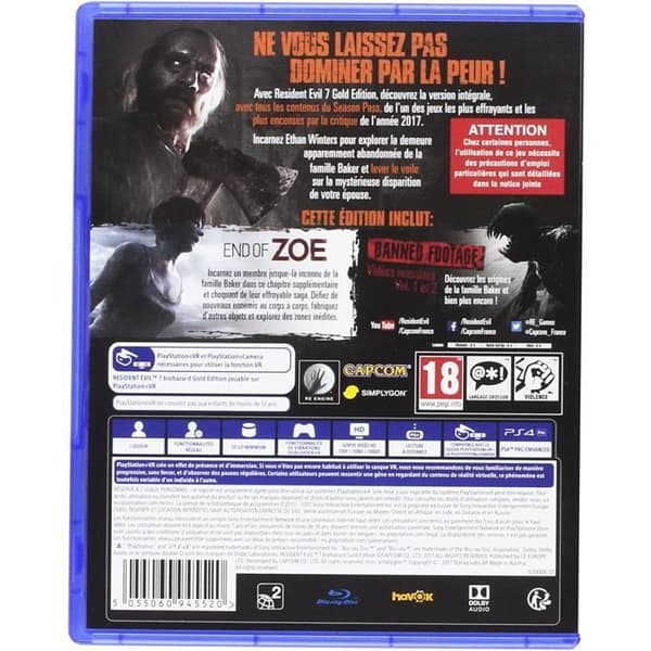 Resident Evil 7 Biohazard Gold Edition för PS4- REFURBISHED