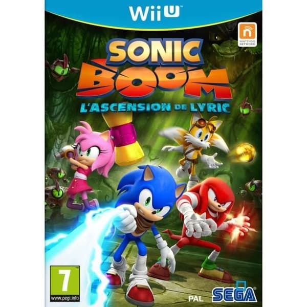 TV-spel - Sega - Sonic Boom Lyric - Wii U - Action - PEGI 7 - 1-4 spelare- USED