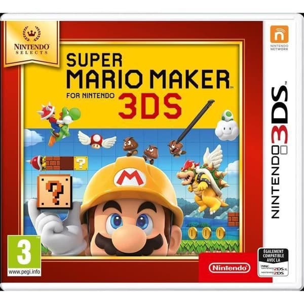 Super Mario Maker 3DS-spel Nintendo väljer YY94- REFURBISHED