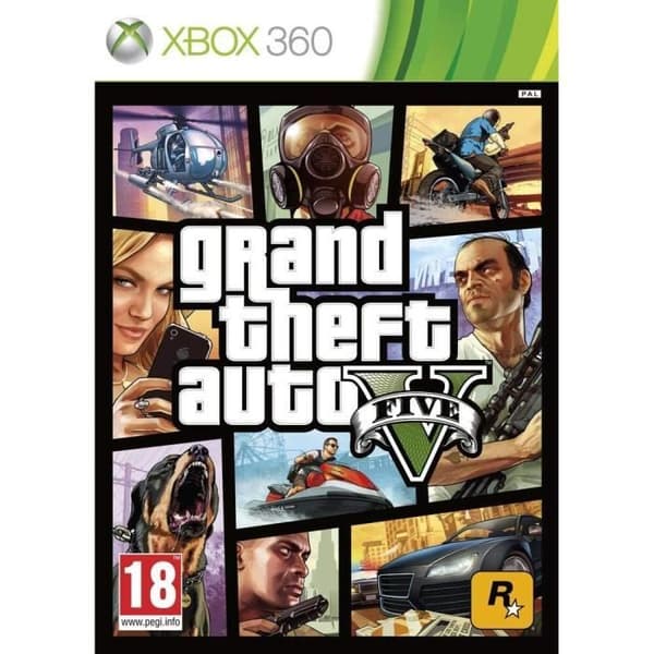 Actionspel i öppen värld - Rockstar Games - Grand Theft Auto V - Multiplattform - 1-30 spelare online- REFURBISHED