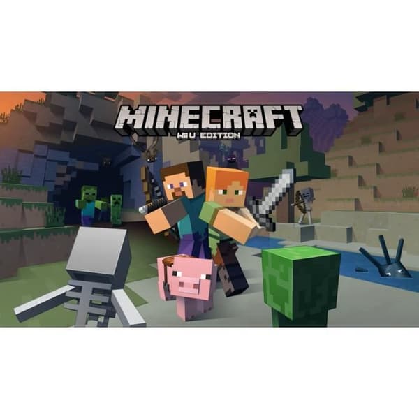 TV-spel - Mojang - Minecraft: Wii U Edition - Äventyr - 1-4 spelare - PEGI 7+- REFURBISHED