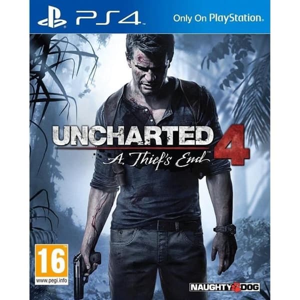 TV-spel - Sony - Uncharted 4: A Thief's End - Action - PS4 - 1 spelare- USED