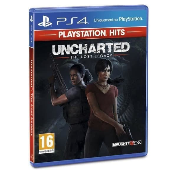 SHOT CASE - Uncharted The Lost Legacy PlayStation Hits PS4-spel- REFURBISHED