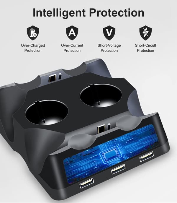 Playstation VR / PS4 Latausaseman telakointiasema Käsiohjauslatausasema Siirrä