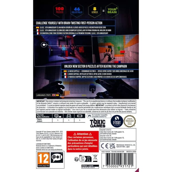 QUBE 10th Anniversary Nintendo Switch
