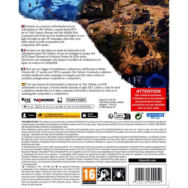 The Valiant Playstation 5 PS5