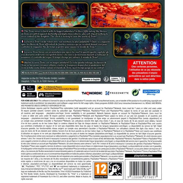 Trine 5 A Clockwork Conspiracy Playstation 5 PS5
