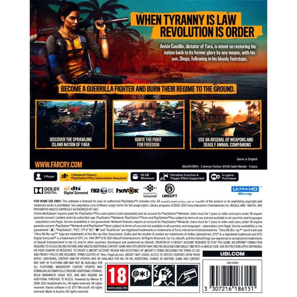 Far Cry 6 Playstation 5 PS5