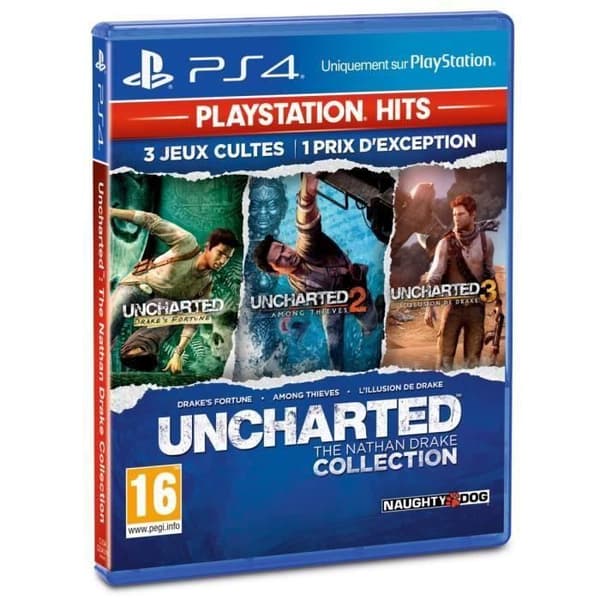 SHOT CASE - Uncharted: The Nathan Drake Collection PlayStation Hits PS4-spel- USED