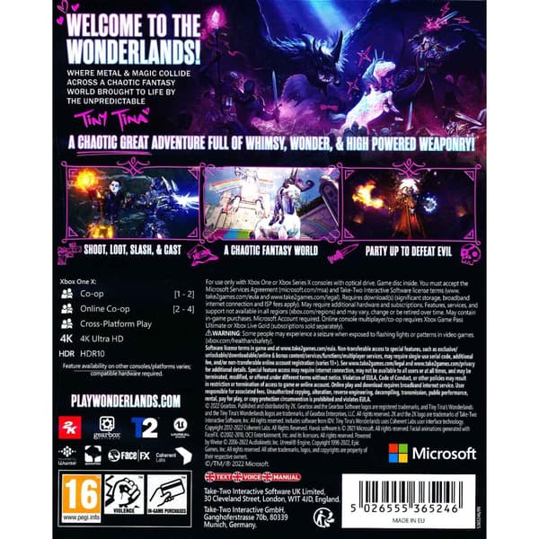 Tiny Tinas Wonderlands Xbox One