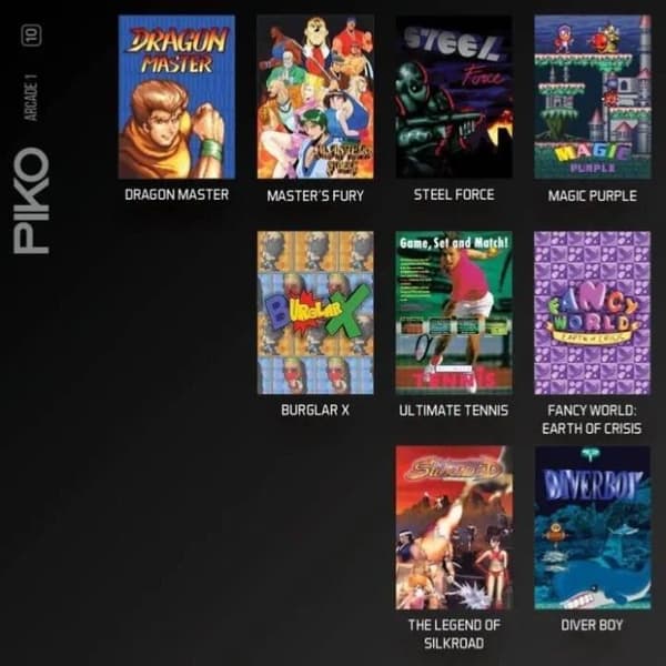 Videospel - Blaze - Piko Arcade Collection 1 - Arcade Cartridge N° 10 - Retrogaming - 9 spel inkluderade