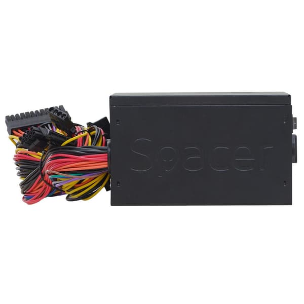 SURSA SPACER True Power TP500 (500W for 500W GAMING PC), PFC activ, fan 120mm, MB 20+4 x 1, CPU 4+4 x 1, PCI-E 6+2 x 2, SATA x 5, retail box, "SPPS-TP