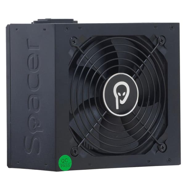 SURSA SPACER True Power TP500 (500W for 500W GAMING PC), PFC activ, fan 120mm, MB 20+4 x 1, CPU 4+4 x 1, PCI-E 6+2 x 2, SATA x 5, retail box, "SPPS-TP