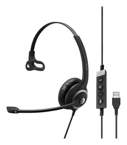 EPOS IMPACT SC 230 USB MS II Headset Wired Headband USB Type-A Black